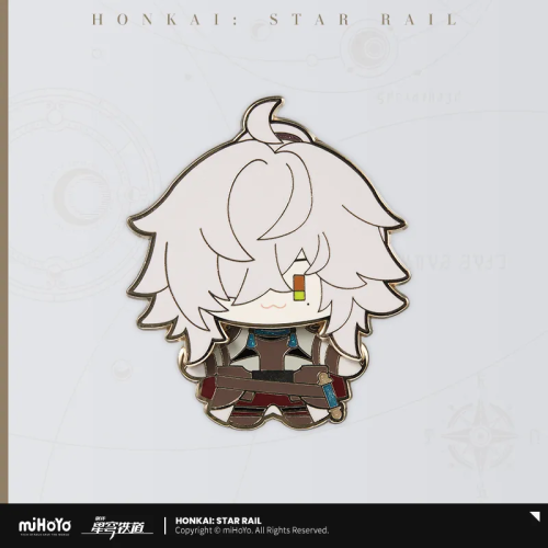 T230 "Honkai: Star Rail" Q-edition Doll Series Metal Badge