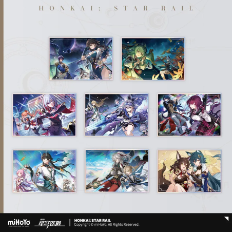 T233 "Honkai: Star Rail" Acrylic color paper of interstellar travel series