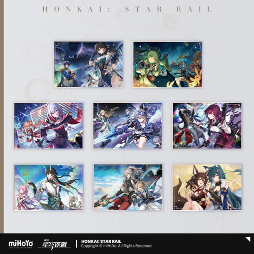 T233 "Honkai: Star Rail" Acrylic color paper of interstellar travel series
