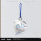 T240 "Honkai: Star Rail"Woo Woo series Woo Woo Bo plush pendant