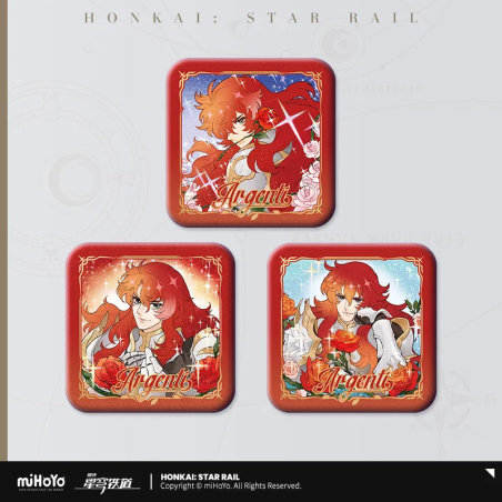 T190 "Honkai: Star Rail" Pure and Beautiful Unparalleled Collection Tinplate Enamel Badges