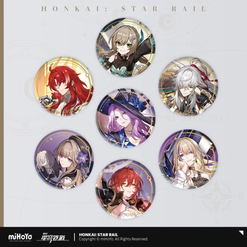 T200 "Honkai: Star Rail" Illustration series of tin badges - The Path of Wisdom and Knowledge