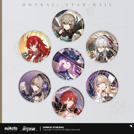 T200 "Honkai: Star Rail" Illustration series of tin badges - The Path of Wisdom and Knowledge