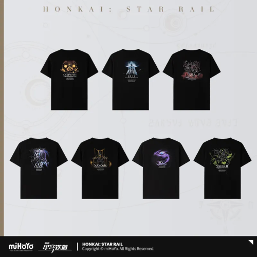 T269 "Honkai: Star Rail" A series of T-shirts about the fable collection of starry sky
