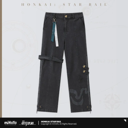 T281 "Honkai: Star Rail" Danheng theme impression series jeans