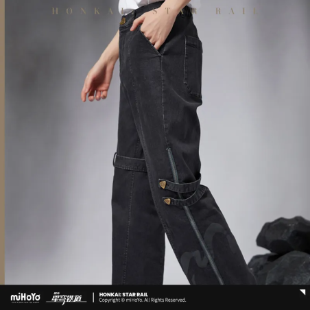 T281 "Honkai: Star Rail" Danheng theme impression series jeans
