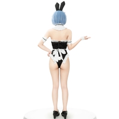 S-L Rem Bunny Girl Maid Dress Sex Lingerie Maid Dress Game Uniform COS Maid Dress Rabbit Dress